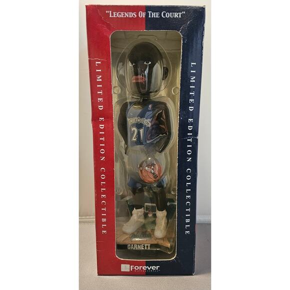 Kevin Garnett Bobblehead - Timberwolves - Forever LE - Legends of the Court -NIB - Picture 1 of 11